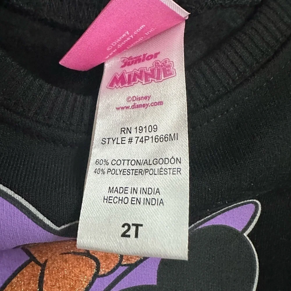 Minnie Mouse Halloween Sweatshirt and Sweatpants Set Orange and Black Polka Dot